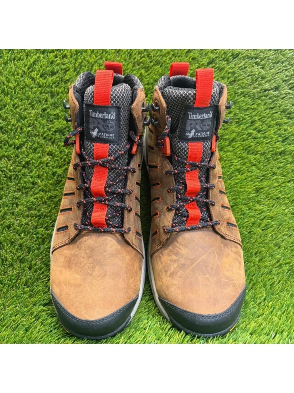Timberland Pro Trailwind Mens Size 9.5 Brown Waterproof Composite Toe Work Boots